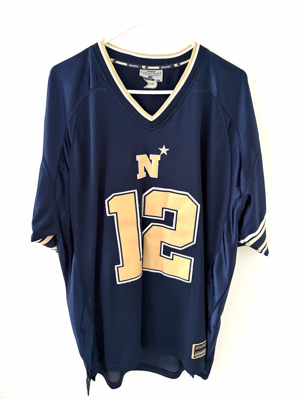Colosseum Athletics Navy Midshipmen Football Jersey, Size: XL